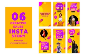 Creative Sales Instagram Story After Effects Template